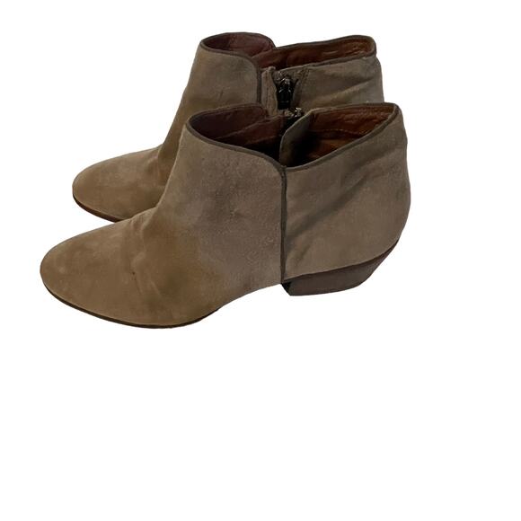 Sam‎ Edelman Women's Size 7.5 Petty Suede Leather Tan Ankle Desert Boots Booties - Picture 5 of 12